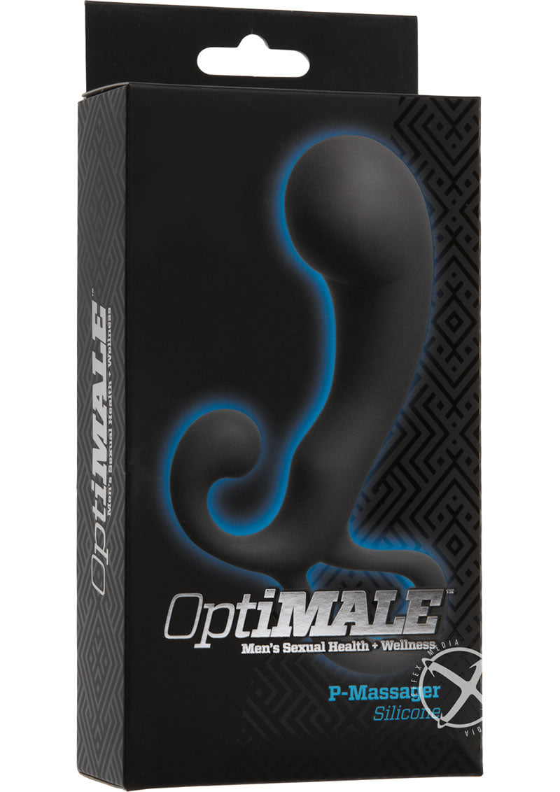 Optimale P-Massager Silicone Prostate Massager - Grey/Slate