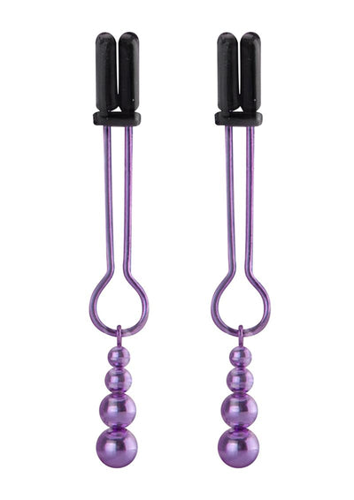 Ouch! Teasing Nipple Clamps - Purple