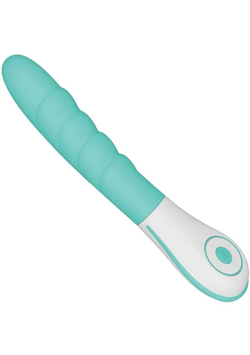 OVO Silkskyn Rechargeable Silicone Ribbed Vibrator