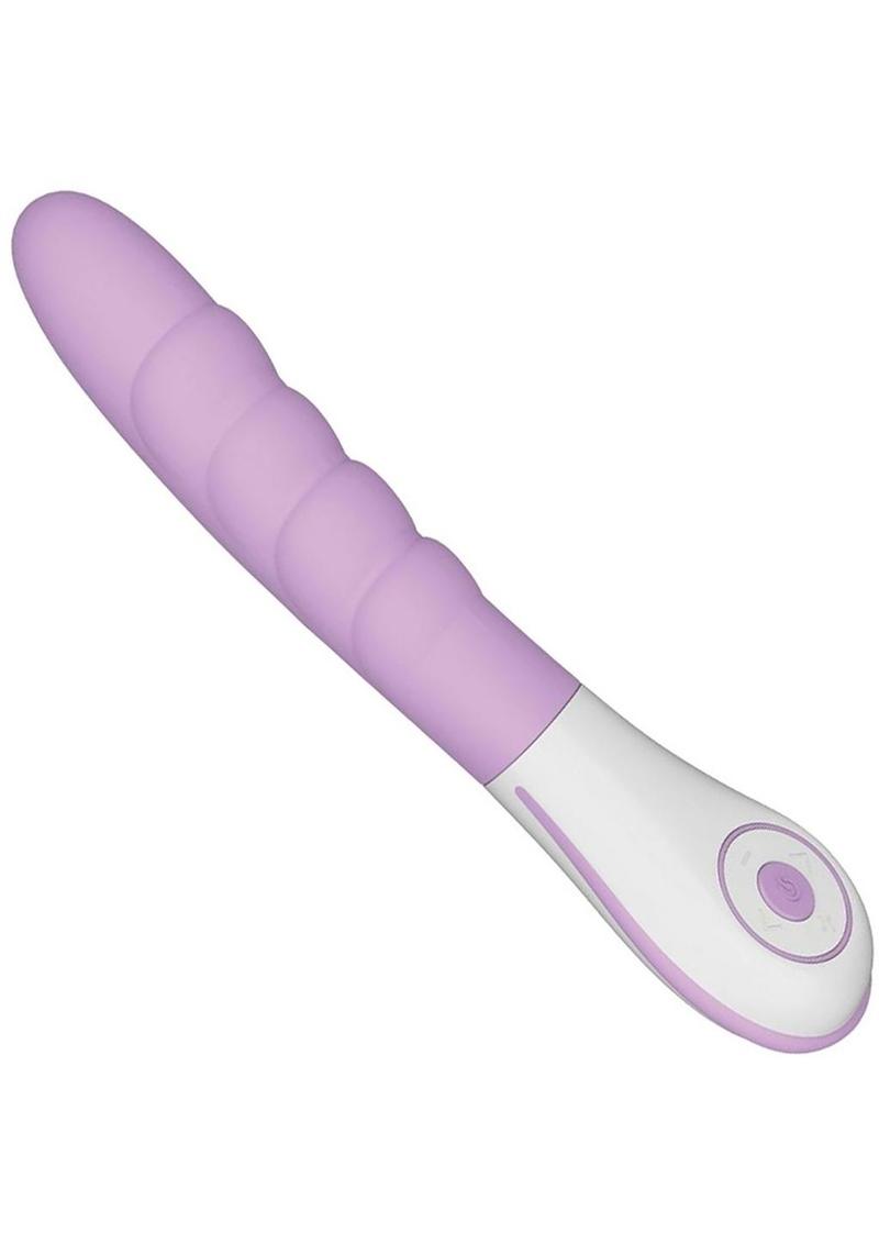 OVO Silkskyn Rechargeable Silicone Ribbed Vibrator