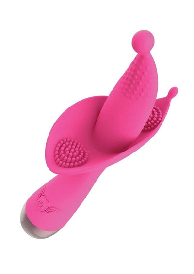 Passion Flower Bud Heat Up Rechargeable Silicone Clitoral Stimulator