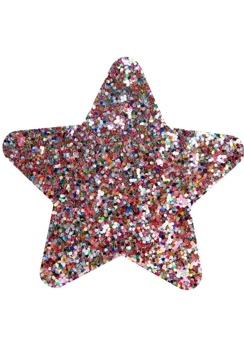 Peekaboo Pride Rainbow Glitter Stars Pasties