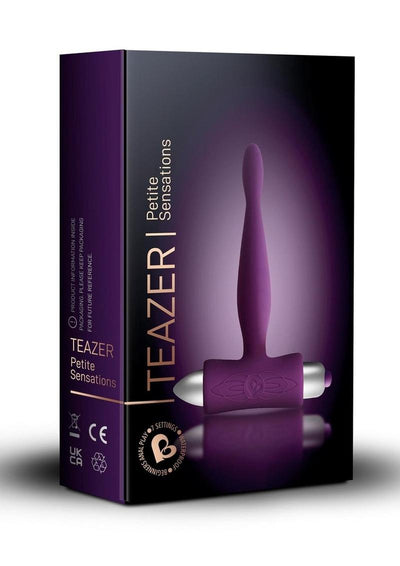 Petite Sensations Teazer Silicone Vibrating Anal Stimulator - Purple