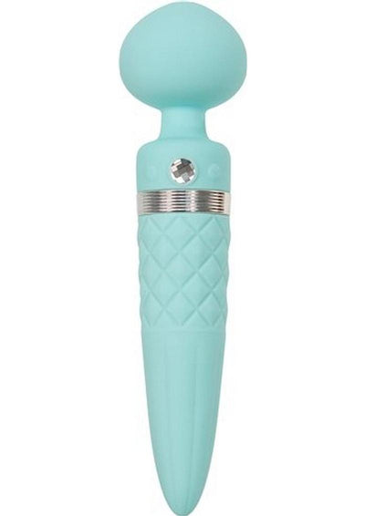 Pillow Talk Sultry Warming Wand Massager - Teal