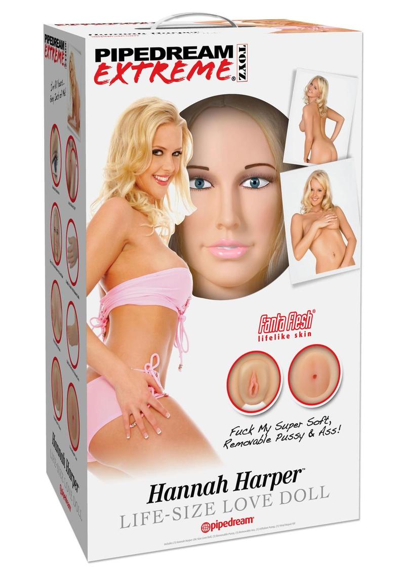 Pipedream Extreme Dollz Hannah Harper Life-Size Love Doll - Vanilla