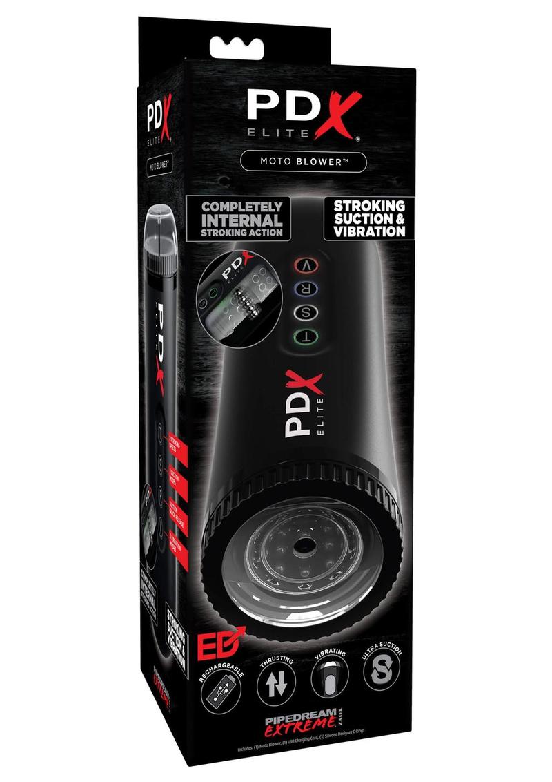 Pipedream Extreme Elite Moto Blower Masturbator - Black