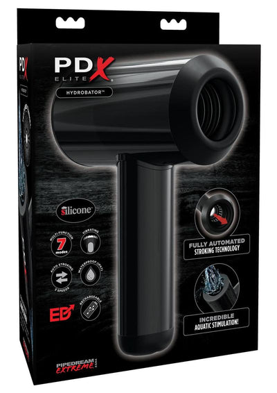 Pipedream Extreme Elite Rechargeable Hydrobator Masturbator - Black