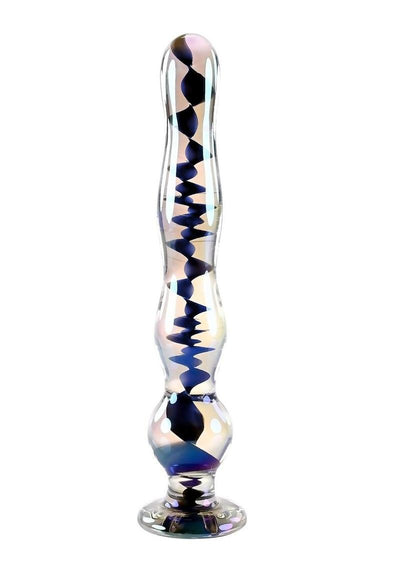 Playboy Jewels Wand Glass Probe - Black/Clear