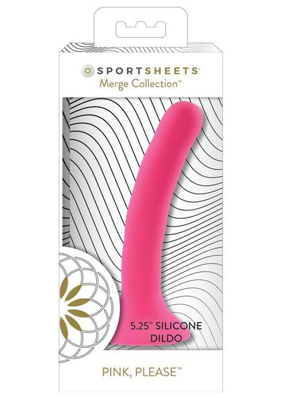 Please Silcone Dildo - Pink - 5.25in