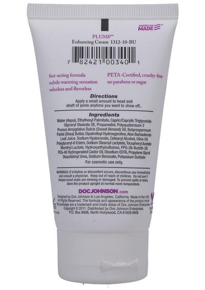 Plump Enhancement Cream For Men - 2oz - Bulk