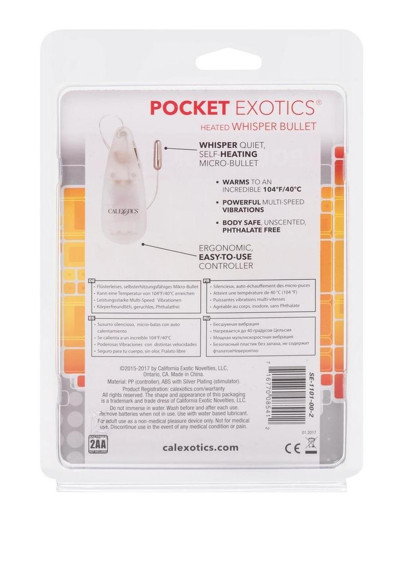 Pocket Exotics Warming Whisper Bullet