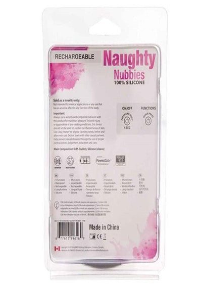 Powerbullet Naughty Nubbies Silicone Rechargeable Finger Massager