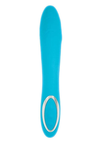 Princess Dynamic Heat Rechargeable Silicone Vibrator with Clitoral Stimulator