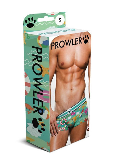 Prowler Beach Trunk - Aqua/Green - Small