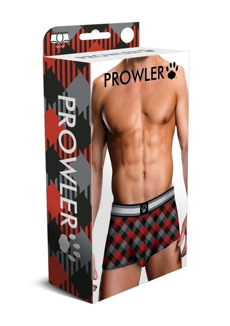 Prowler Tartan 1 Trunk Sm Blk/Red Fu23 - Black/Red - Small