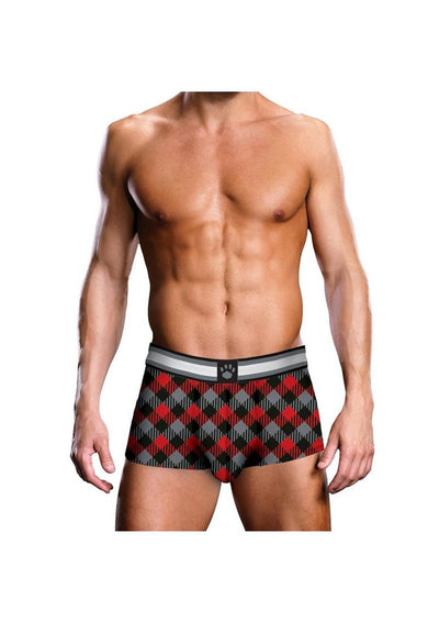 Prowler Tartan 1 Trunk XL Blk/Red Fu23 - Black/Red - XLarge