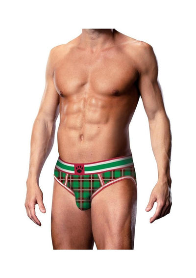 Prowler Tartan 2 Opn Brf XL Grn/Red Fw23 - Green/Red - XLarge