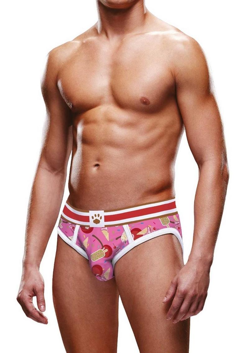 Prowler Ice Cream Open Brief - Pink - Large