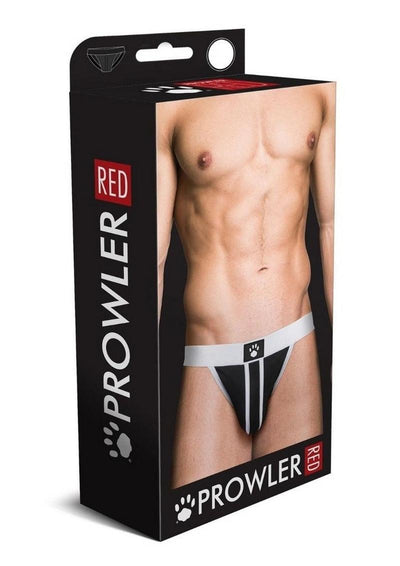 Prowler Red Ass-Less Jock - Black/White - Medium