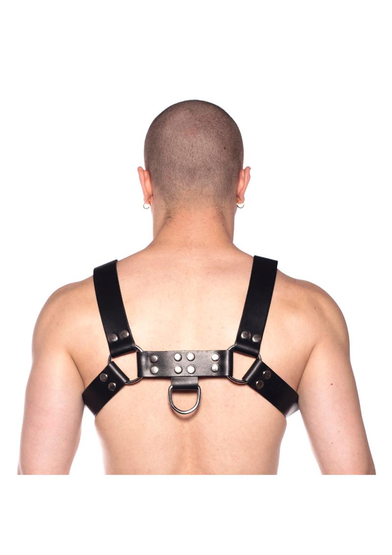 Prowler Red Butch Harness - Black/Silver - Large