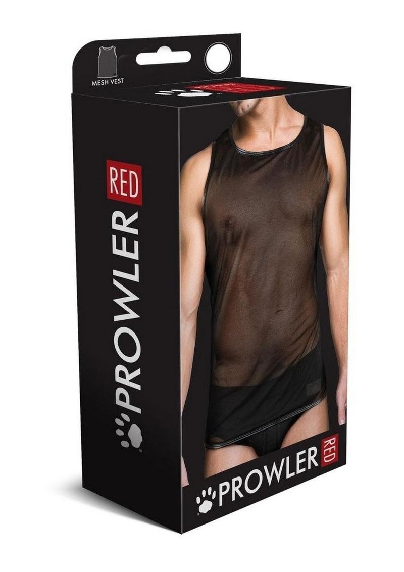 Prowler Red Mesh Vest - Black - Large