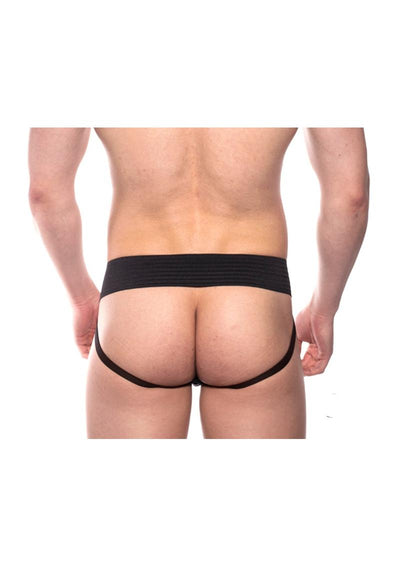 Prowler Red Pouch Jock - Black/Gray/Grey - Small