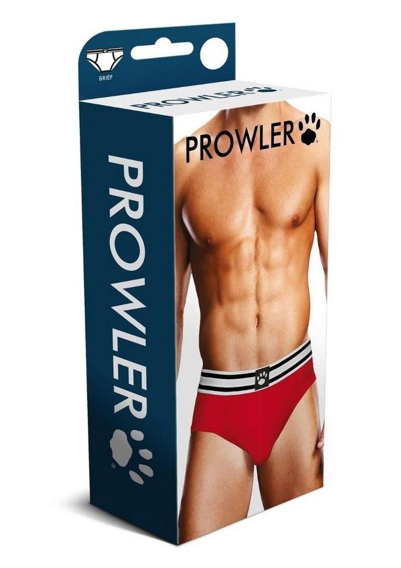 Prowler Red/White Brief - Red/White - Large