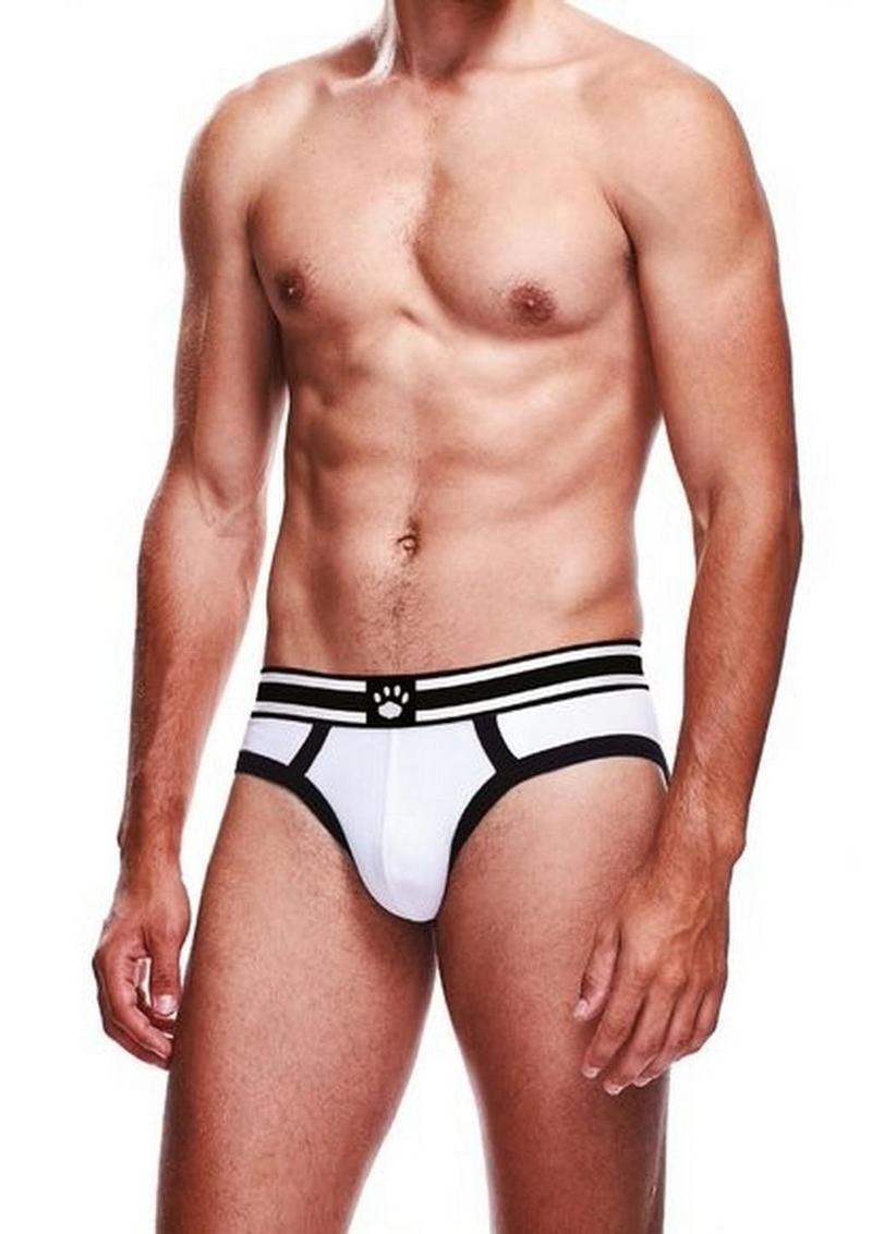 Prowler White/Black Brief - Black/White - XLarge