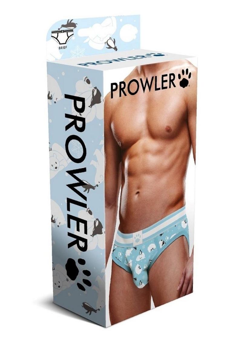 Prowler Winter Animals Brief - Blue/White - XSmall