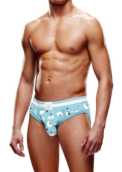 Prowler Winter Animals Brief - Blue/White - XXLarge