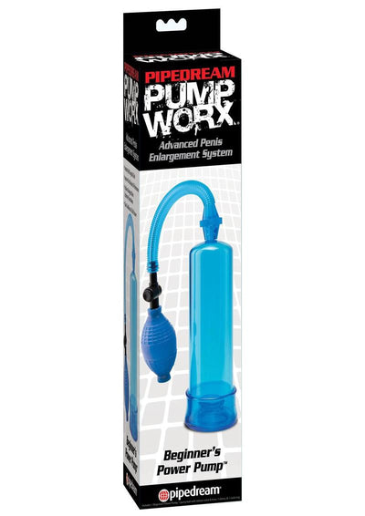 Pump Worx Beginner's Power Pump Advanced Penis Enlargement System - Blue