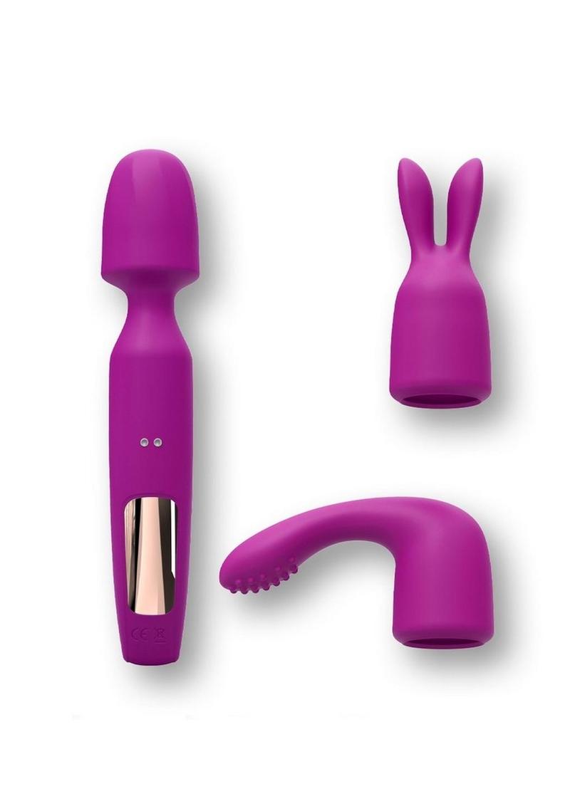 R-Evolution Rechargeable Silicone Rabbit Vibrator - Sweet Orchid