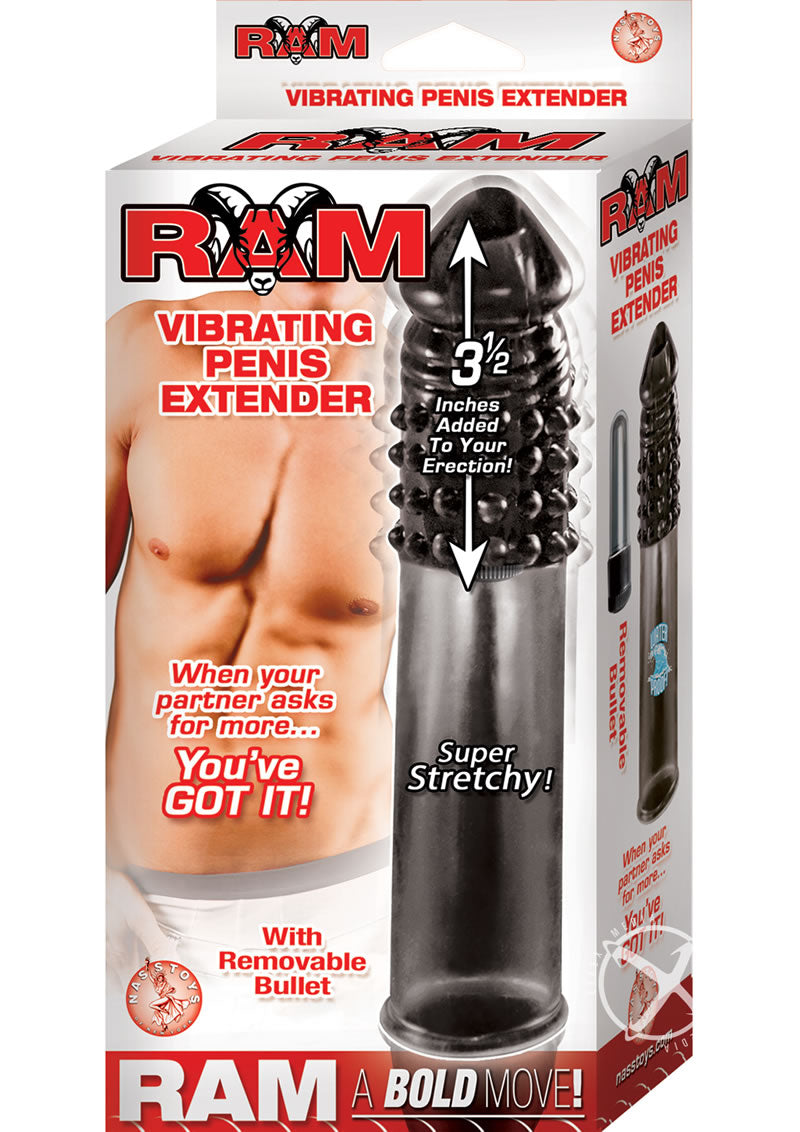 Ram Vibrating Penis Extender - Smoke