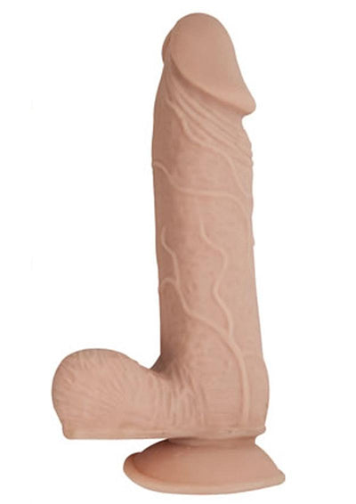 Realcocks Dual Layered #2 Bendable Dildo - Flesh/Vanilla - 7in