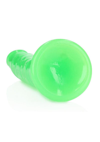 Realrock Slim Glow In The Dark Dildo with Suction Cup