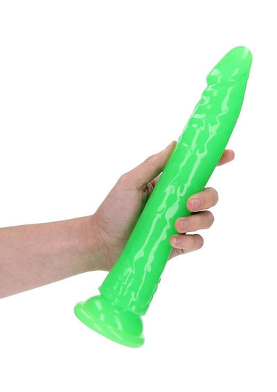 Realrock Slim Glow In The Dark Dildo with Suction Cup