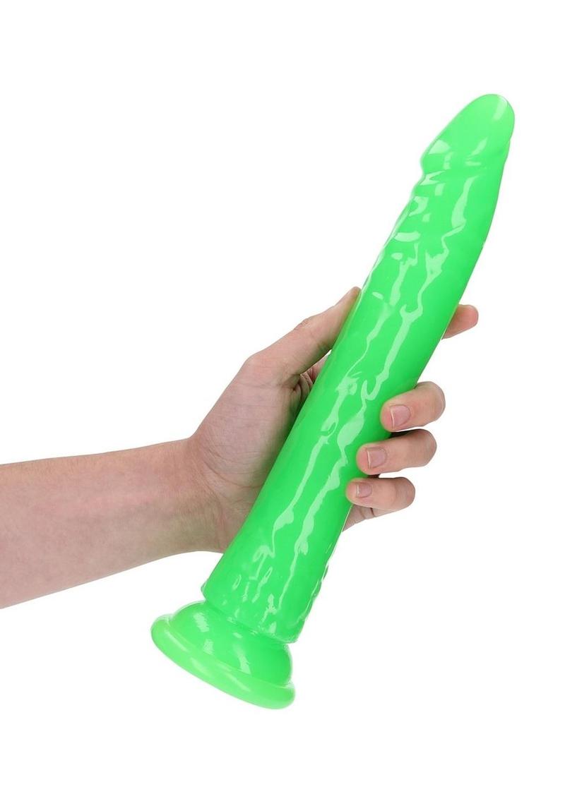 Realrock Slim Glow In The Dark Dildo with Suction Cup