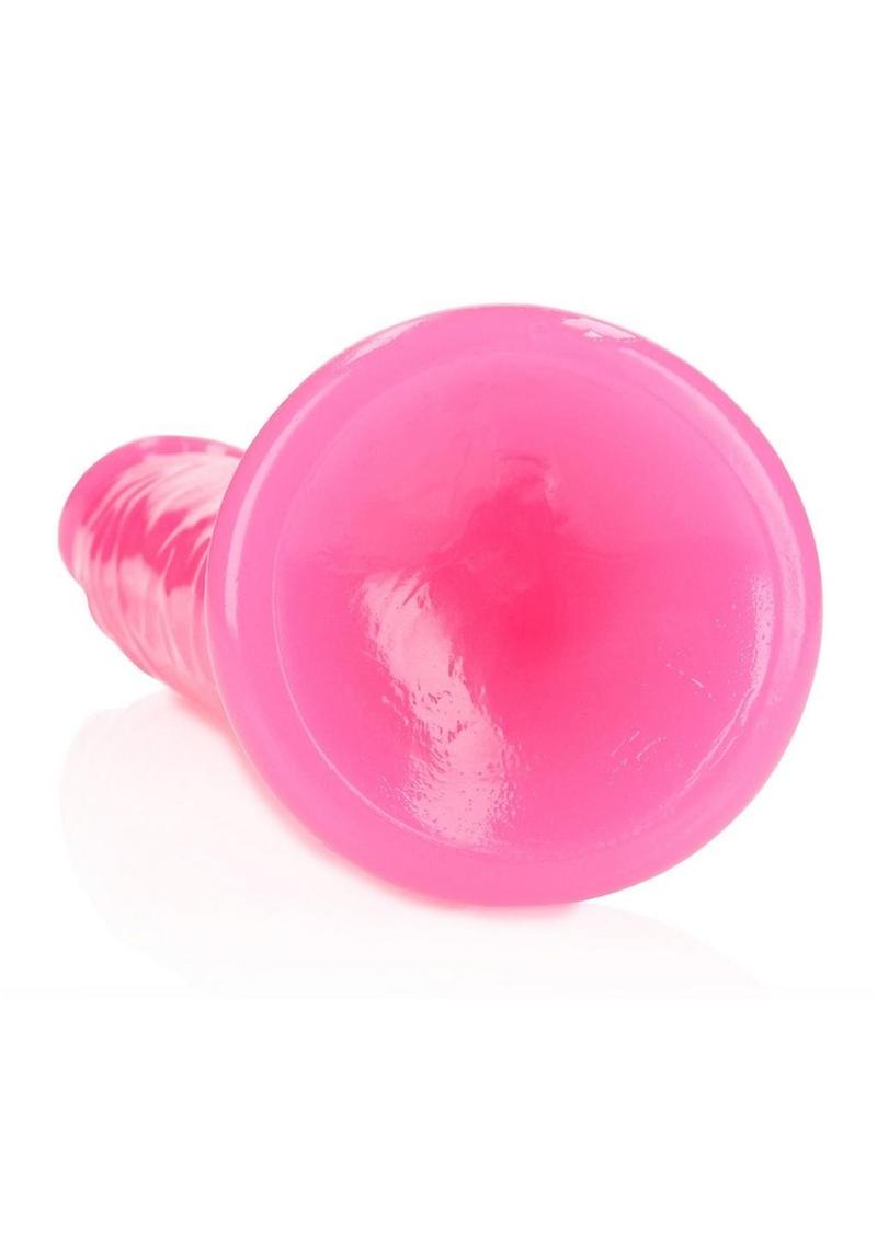 Realrock Slim Glow In The Dark Dildo with Suction Cup