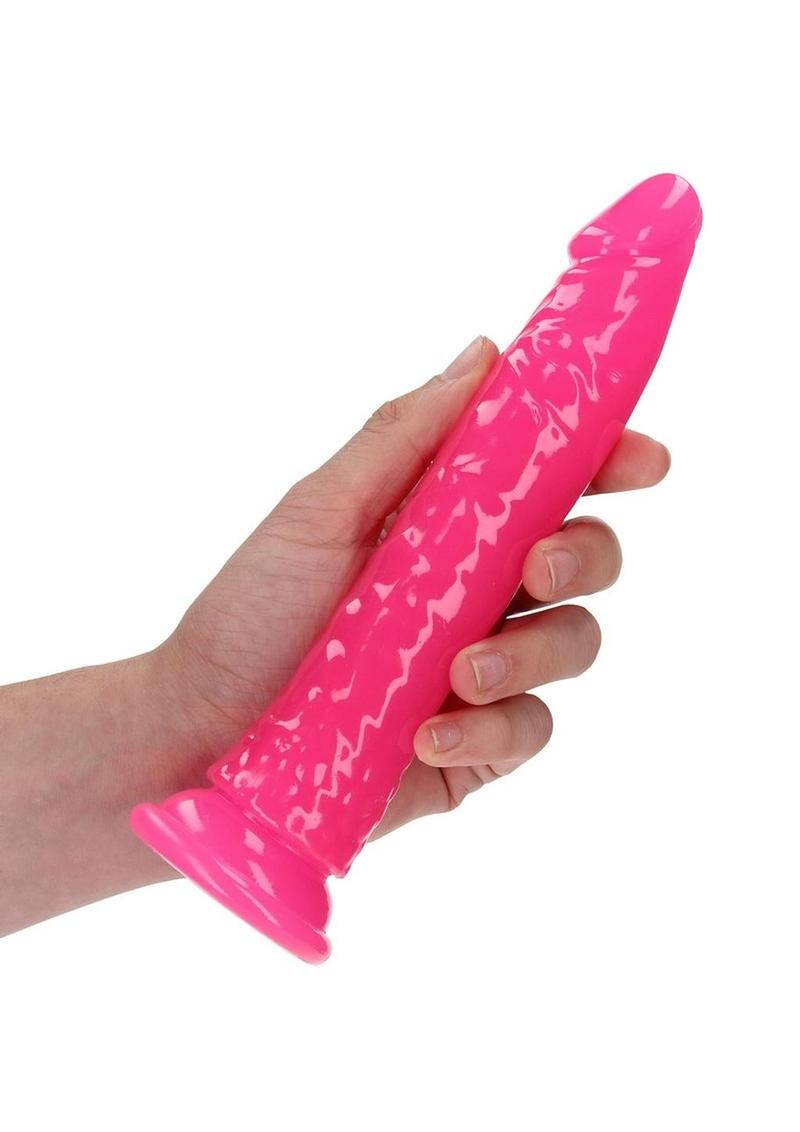 Realrock Slim Glow In The Dark Dildo with Suction Cup