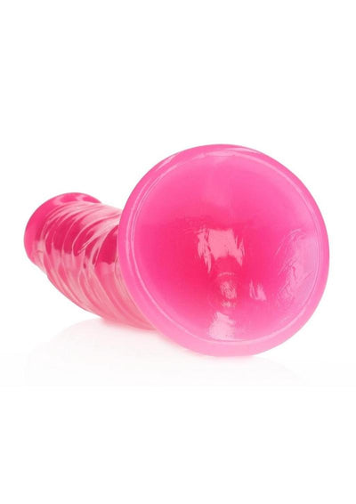 Realrock Slim Glow In The Dark Dildo with Suction Cup