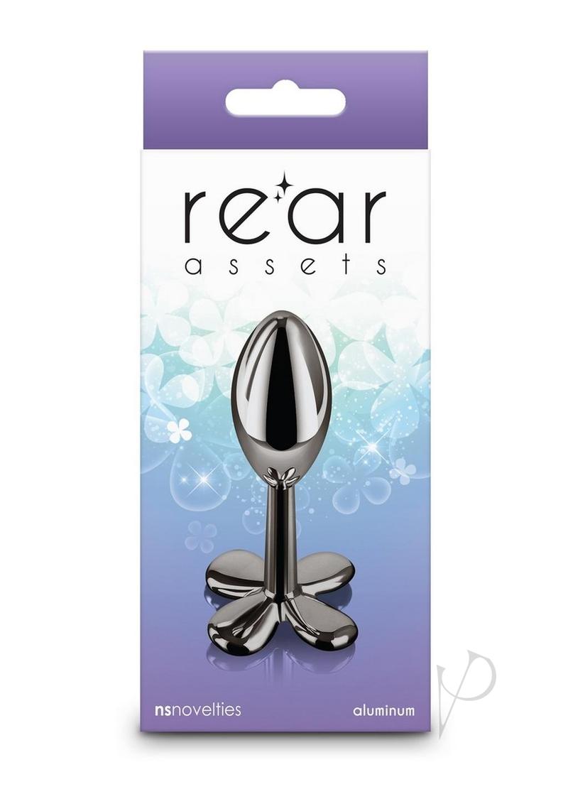 Rear Assets Clover Aluminum Anal Plug - Smoke