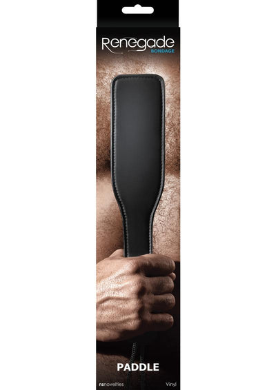 Renegade Bondage Vinyl Paddle - Black