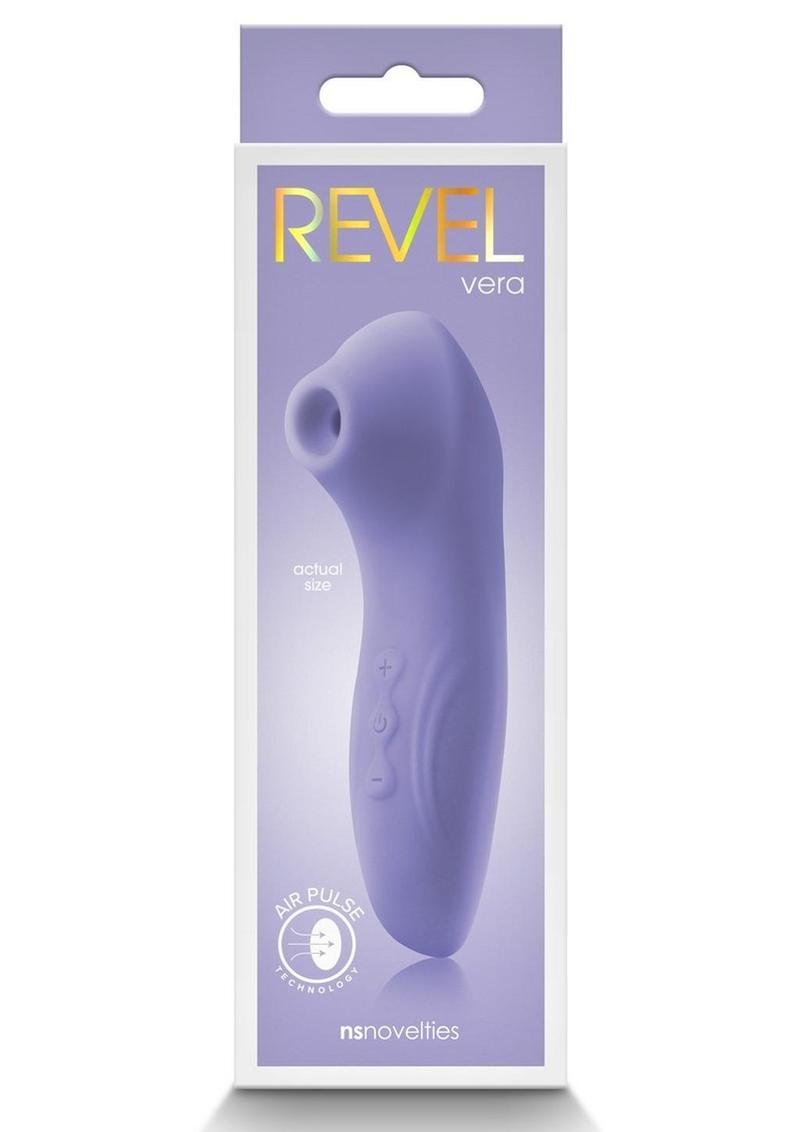 Revel Vera Rechargeable Silicone Clitoral Stimulator - Purple