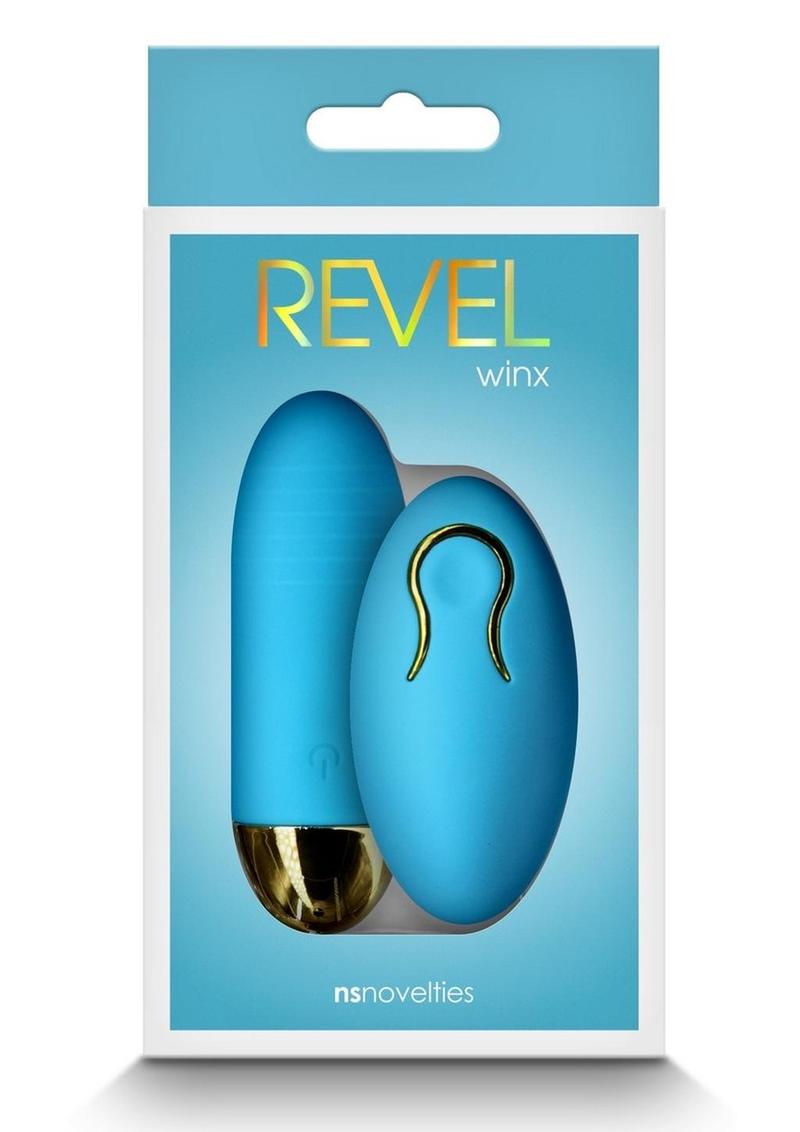 Revel Winx Rechargeable Silicone Bullet with Remote Control