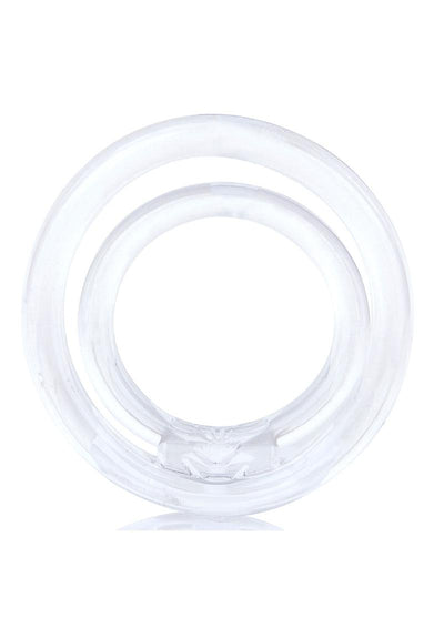 Ringo 2 Stretchy Cock Ring with Testicle Sling - Clear