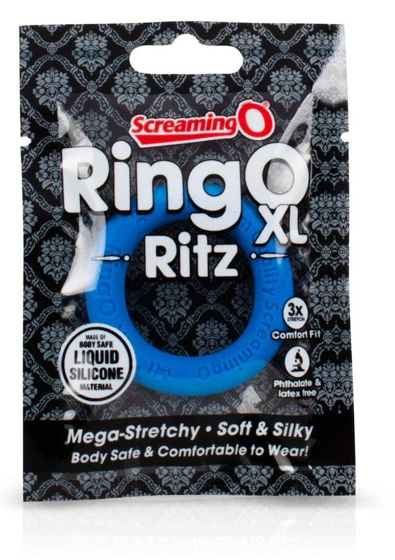 Ringo Ritz XL Individual Ring Silicone - Blue - XLarge