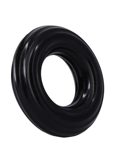 Rock Solid Ribbed Donut Silicone Cock Ring