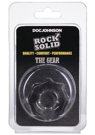 Rock Solid The Gear Cock Ring - Clear