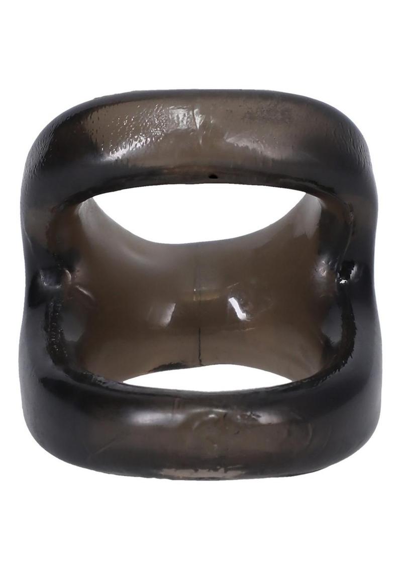 Rock Solid The Hoist Dual Cock Ring - Smoke