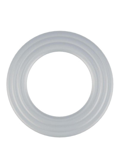 Rock Solid Tri-Pack Silicone Gasket Cock Ring - White